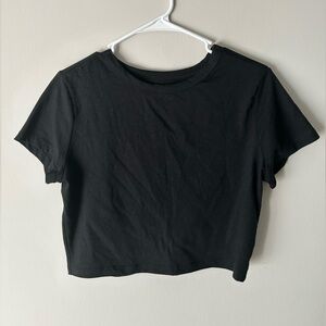 Wild Fable Black Crop Top